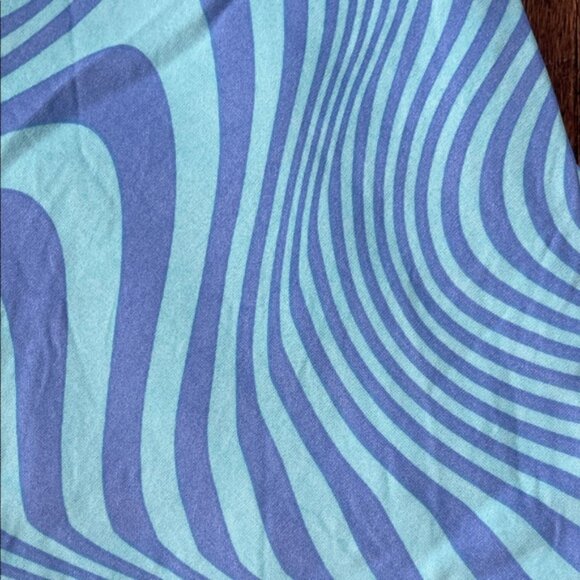 Zara Blue Swirl Mini Dress - Picture 2 of 4